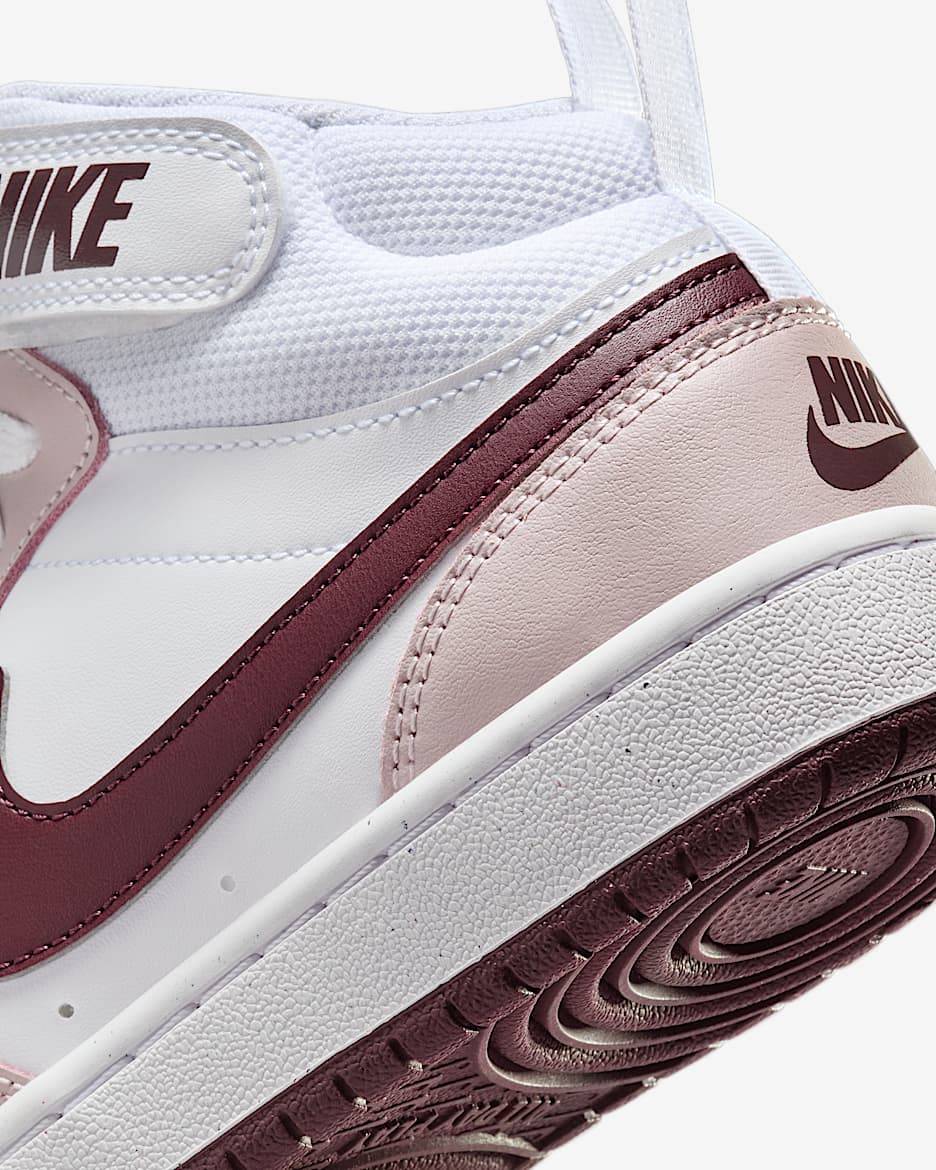 Nike borough mid white clearance